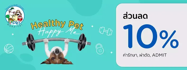  โปรโมชั่นโรงพยาบาลสัตว์ไอเพท