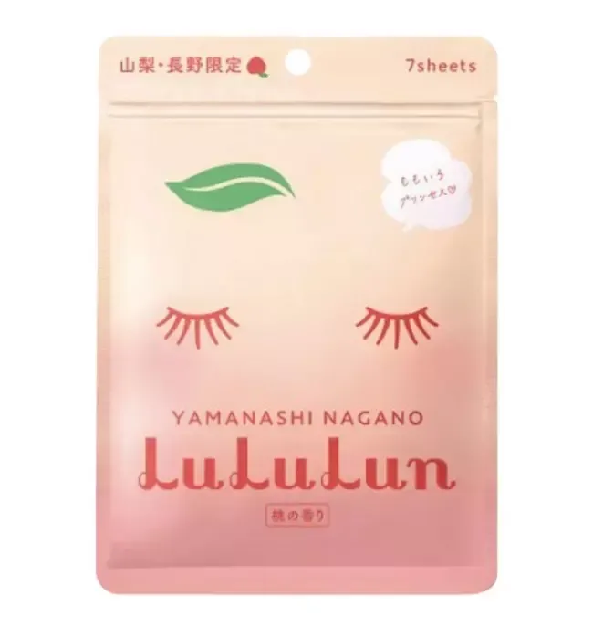 แผ่นมาร์คหน้า LuLuLun Face Mask Peach แผ่นมาร์คหน้า LuLuLun Face Mask Peach