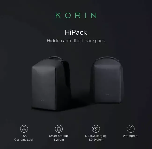 กระเป๋ากันขโมย Korin Design – Hipack