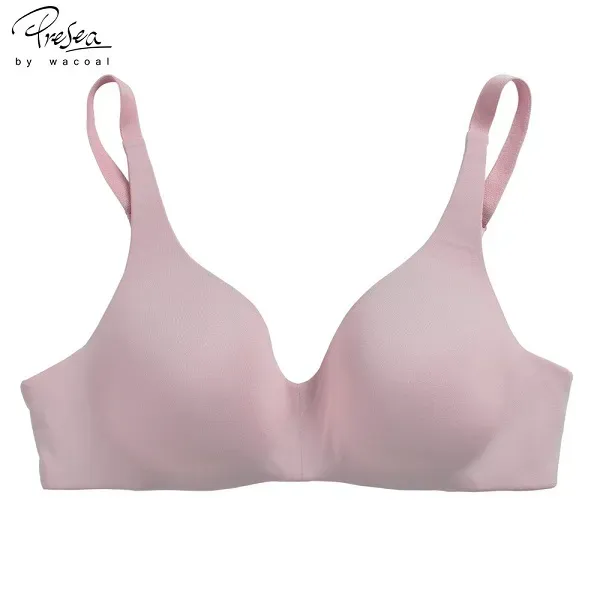 Wacoal บราไร้โครง Smooth Seamless bra สีม่วง