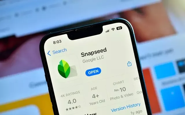 แอปพลิเคชัน Snapseed แอปพลิเคชัน Snapseed
