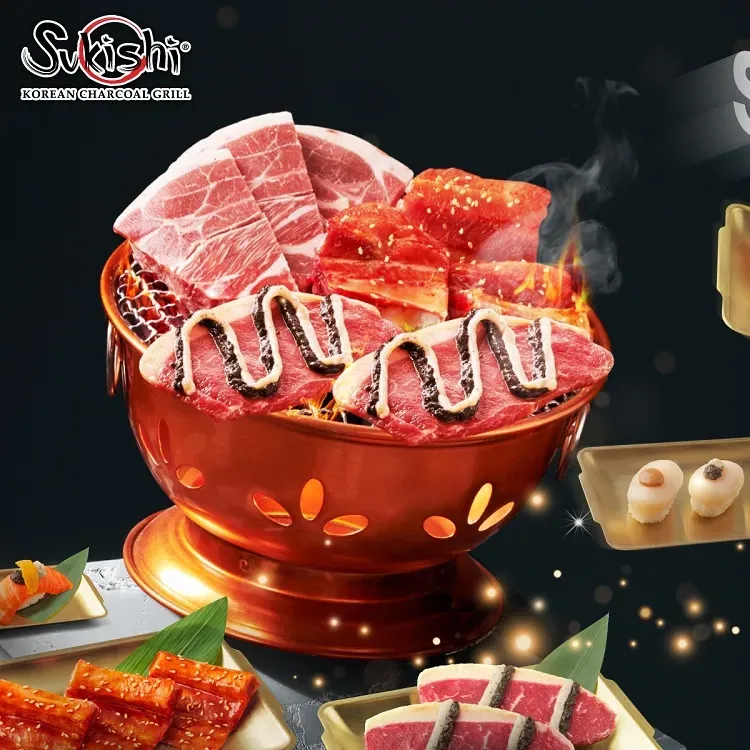 ร้าน Sukishi Korean Charcoal Grill ร้าน Sukishi Korean Charcoal Grill