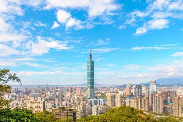 บรรยากาศตึกไทเป 101