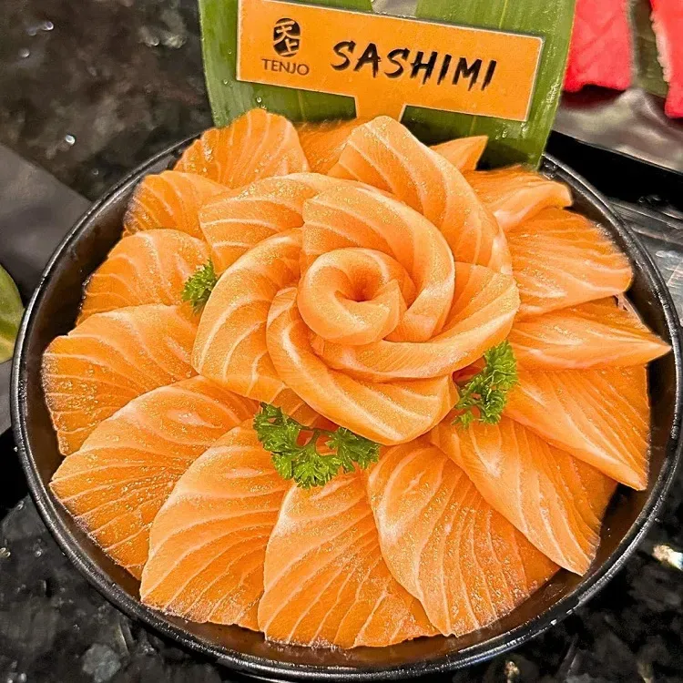 เมนูซาชิมิร้านบุฟเฟ่ต์ Tenjo Sushi & Yakiniku Premium Buffet เมนูซาชิมิร้านบุฟเฟ่ต์ Tenjo Sushi & Yakiniku Premium Buffet