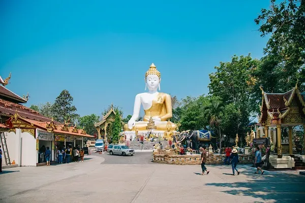 บรรยากาศวัดพระธาตุดอยคำ บรรยากาศวัดพระธาตุดอยคำ
