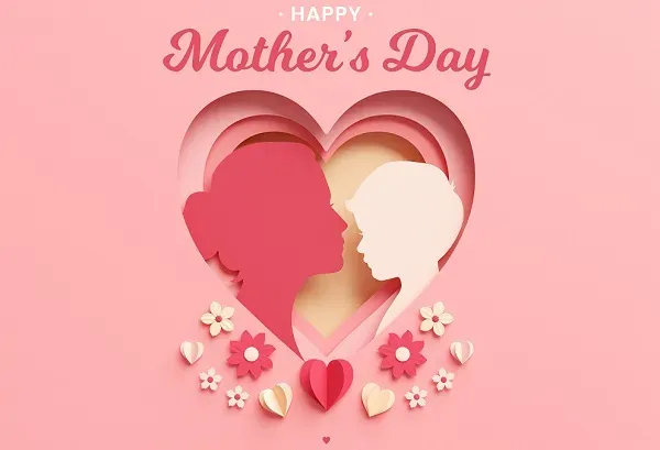 การ์ดวันแม่สีชมพู