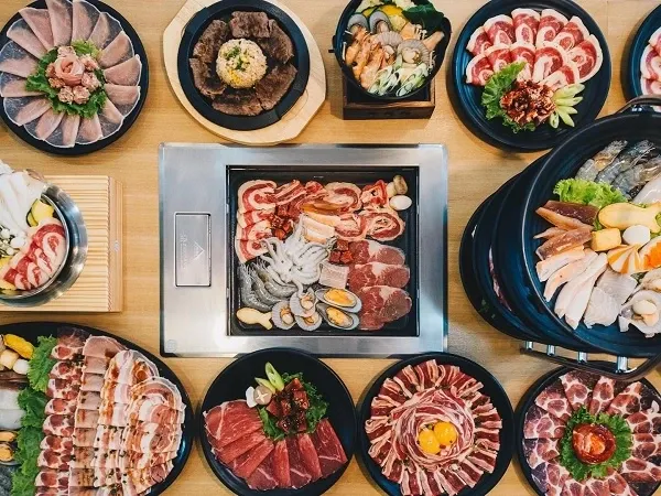 อาหารในร้านชาบูอินดี้