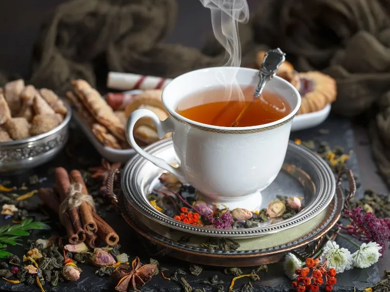 “ดื่มชา”