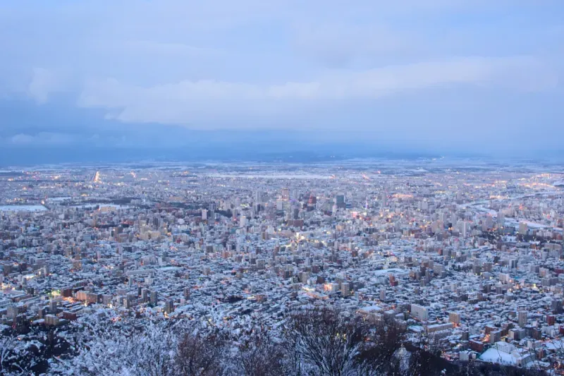วิวเมืองจากภูเขาโมอิวะ (Mt. Moiwa) วิวเมืองจากภูเขาโมอิวะ (Mt. Moiwa)