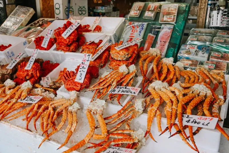 ร้านค้าตลาดปลานิโจ (Nijo Market) ร้านค้าตลาดปลานิโจ (Nijo Market)