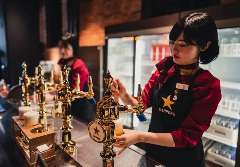 ภายในพิพิธภัณฑ์เบียร์ซัปโปโร (Sapporo Beer Museum) ภายในพิพิธภัณฑ์เบียร์ซัปโปโร (Sapporo Beer Museum)