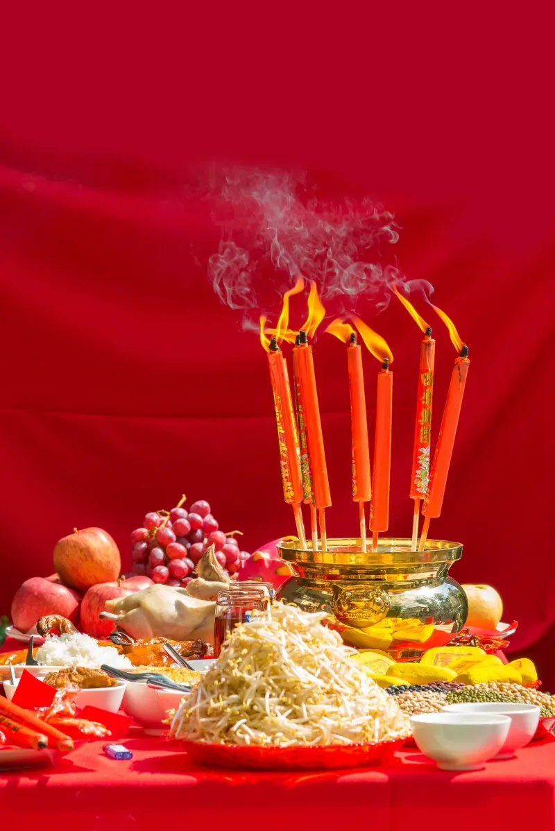 จัดโต๊ะไหว้ตรุษจีน