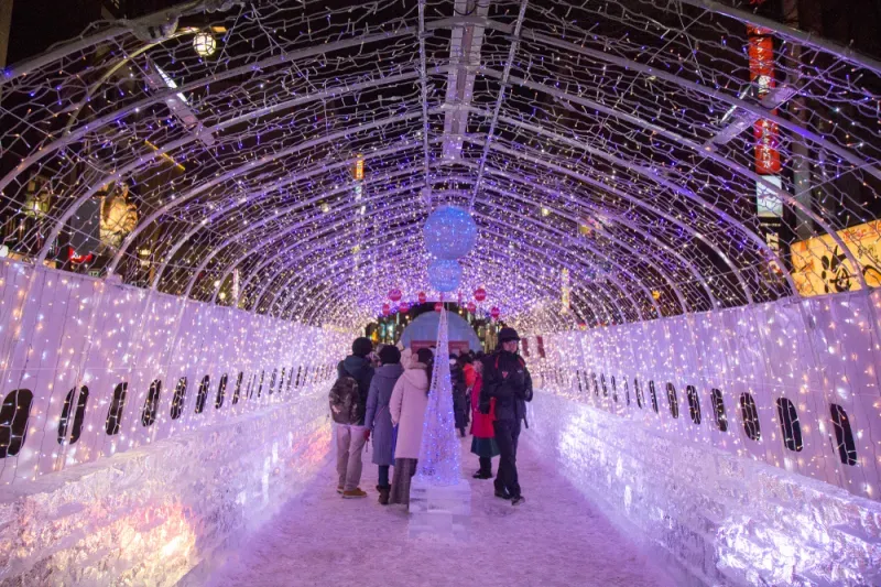 บรรยากาศ Sapporo Snow Festival ซูซูกิโนะ บรรยากาศ Sapporo Snow Festival ซูซูกิโนะ