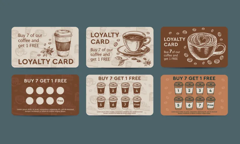 บัตรสะสมแต้มร้านกาแฟ