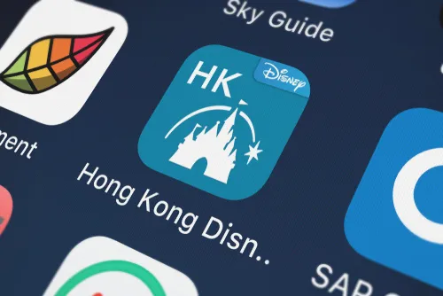 แอปพลิเคชัน Hong Kong Disneyland