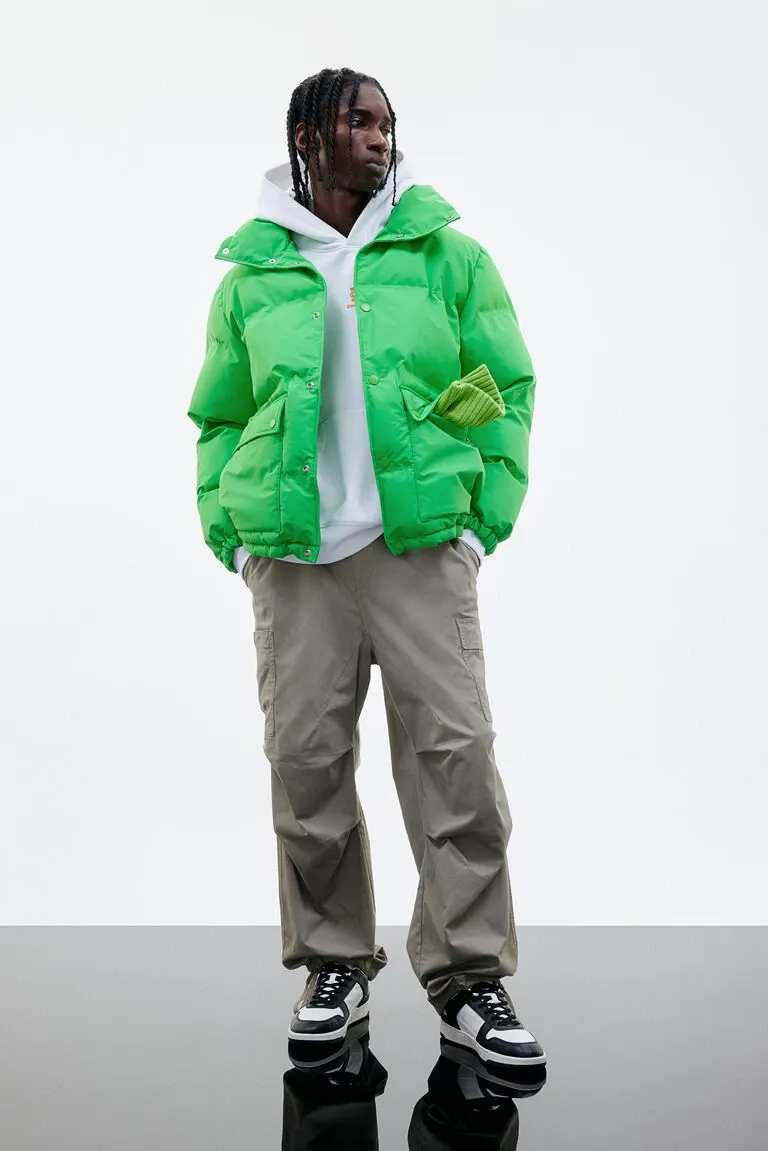 เสื้อกันหนาวผู้ชาย มีฮู้ด