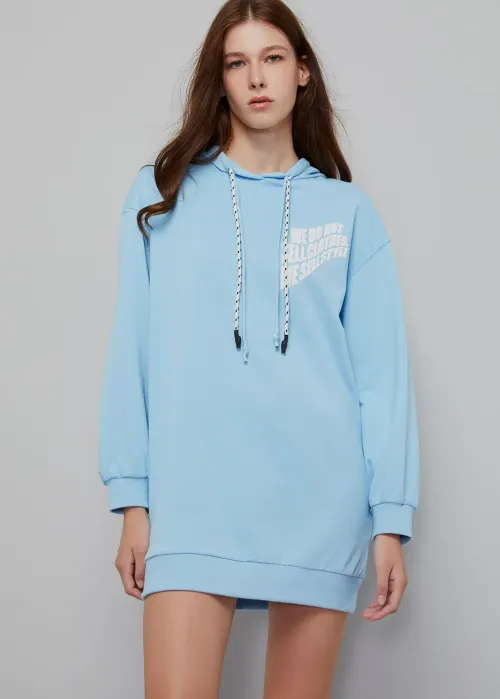 เสื้อกันหนาวผู้หญิง โอเวอร์ไซส์ มีฮู้ด