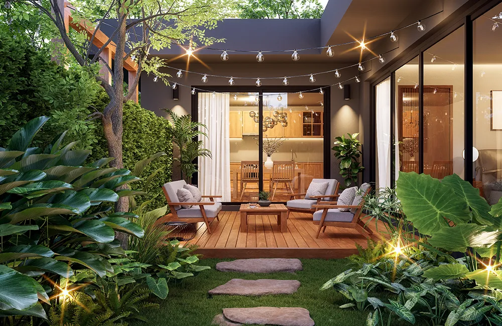 1. จัดสวนด้วยพืชทนแล้ง