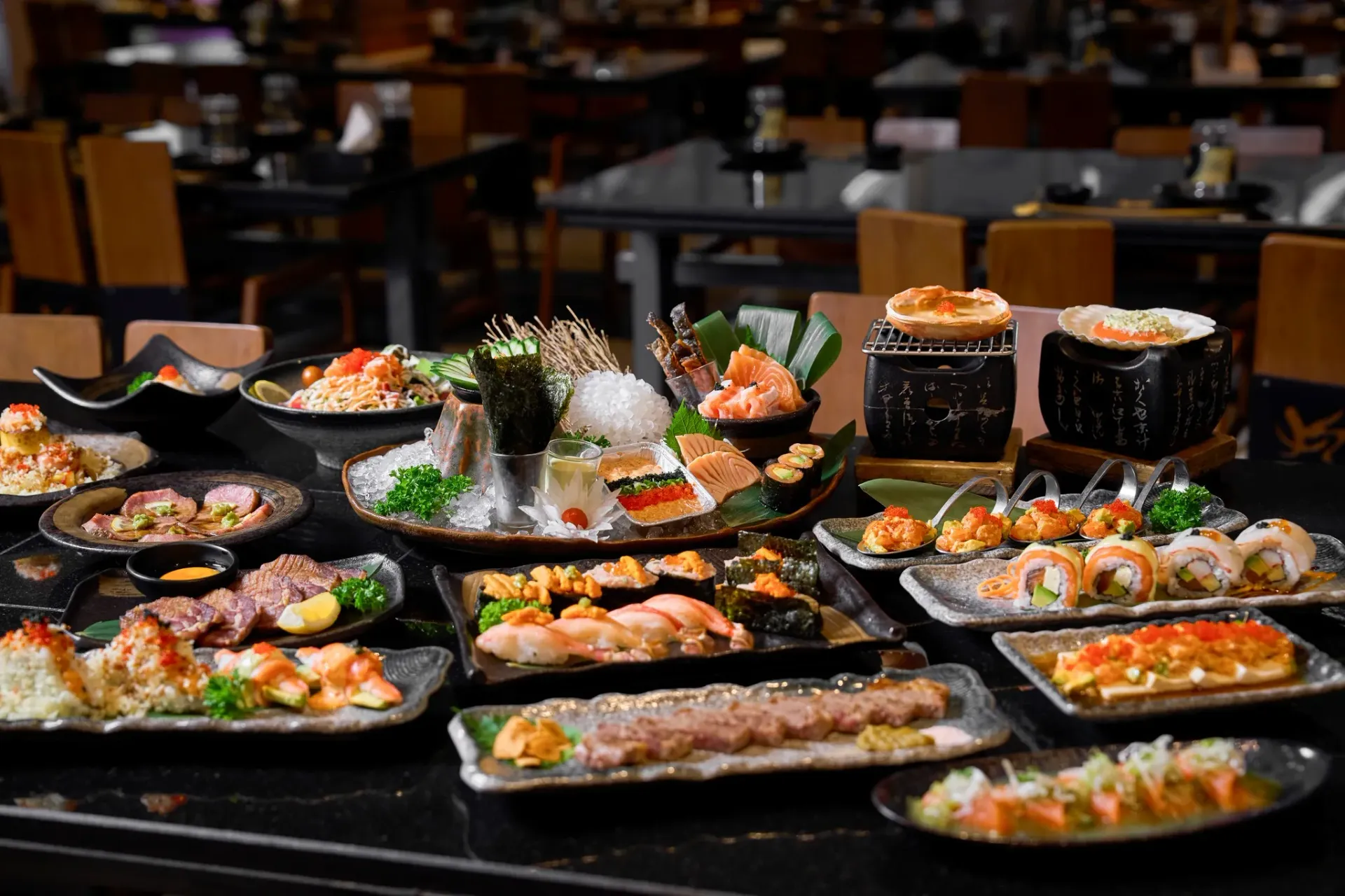 ร้านบุฟเฟ่ต์ซูชิ ในห้าง ร้านบุฟเฟ่ต์ซูชิ ในห้าง