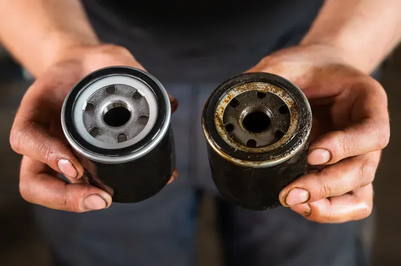 เปลี่ยนไส้กรองน้ำมันเครื่อง