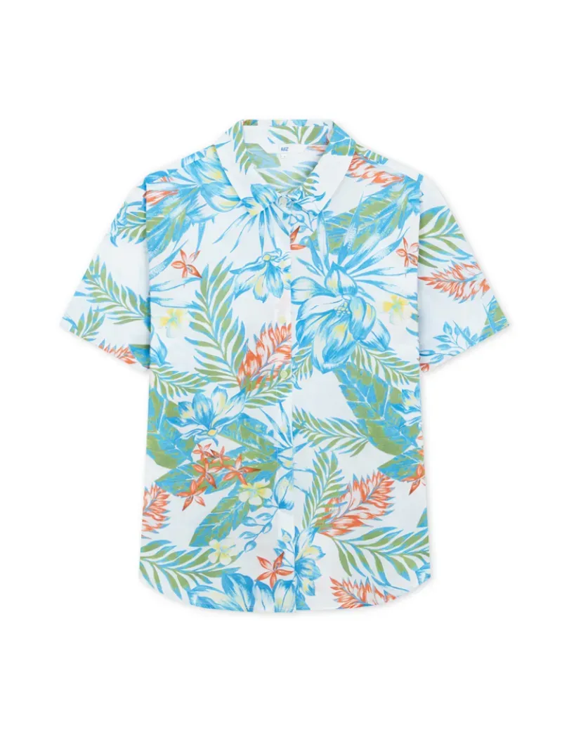 เสื้อลายดอกสงกรานต์