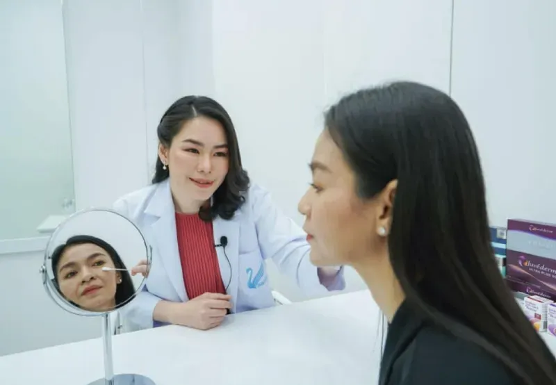 ฉีดฟิลเลอร์ร่องแก้มกับแพทย์มากประสบการณ์ 