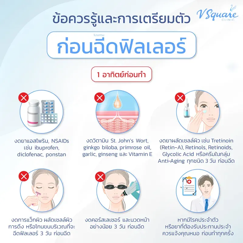 เตรียมตัวก่อนฉีดฟิลเลอร์ร่องแก้ม เตรียมตัวก่อนฉีดฟิลเลอร์ร่องแก้ม