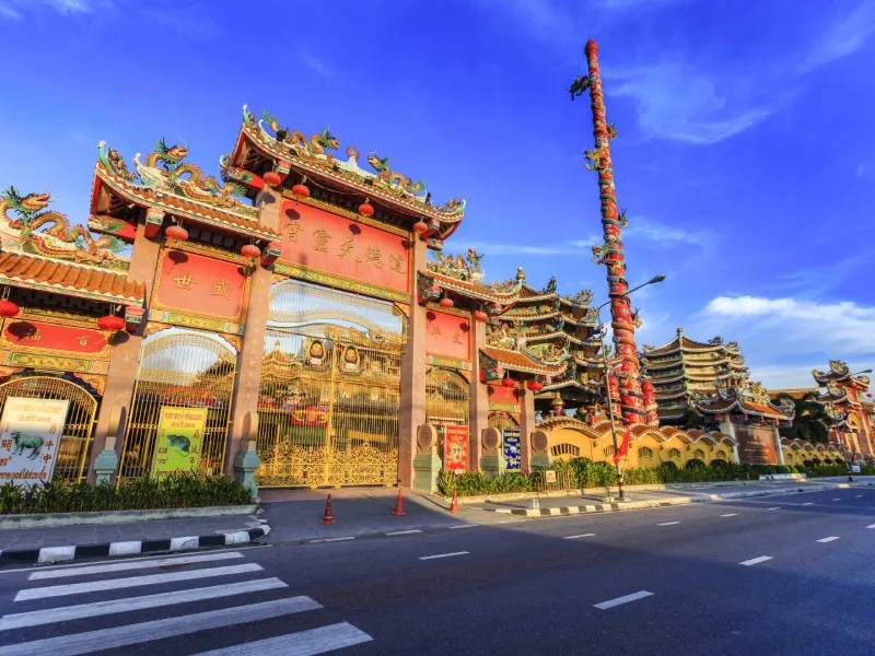 วิหารเทพสถิตพระกิติเฉลิม (ศาลเจ้านาจา) ที่เที่ยวชลบุรี