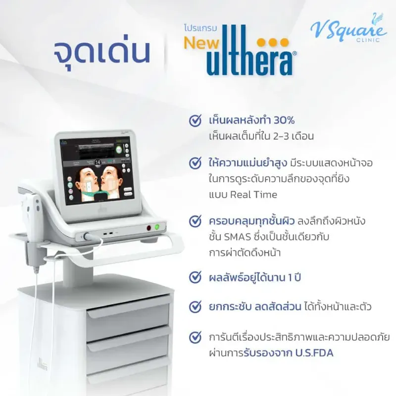 จุดเด่น Ulthera SPT จุดเด่น Ulthera SPT