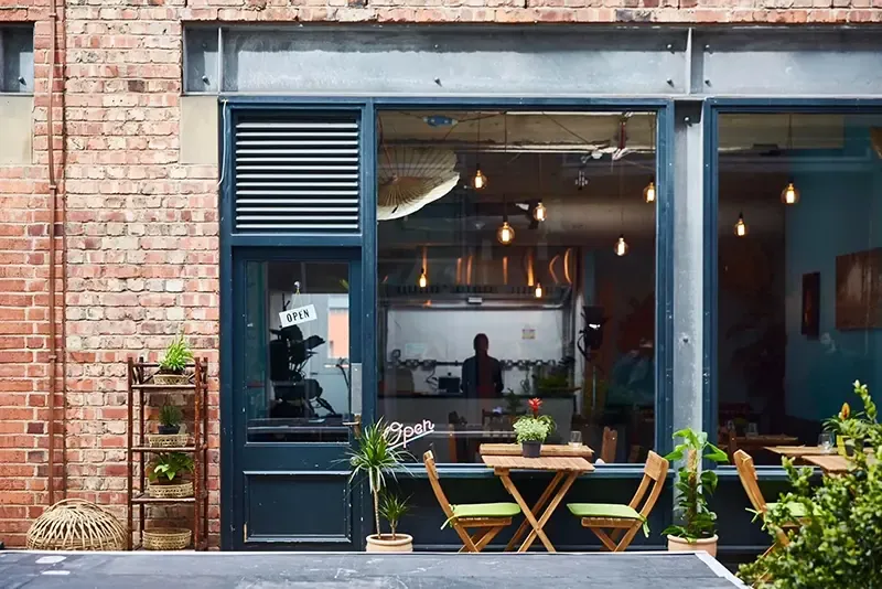 ร้านสตรีทฟู้ดในแมนเชสเตอร์