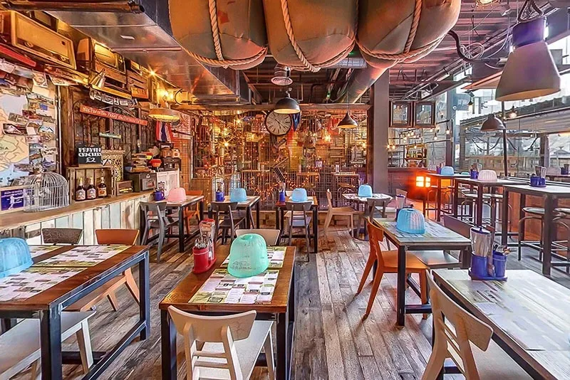 ร้านสตรีทฟู้ดในแมนเชสเตอร์