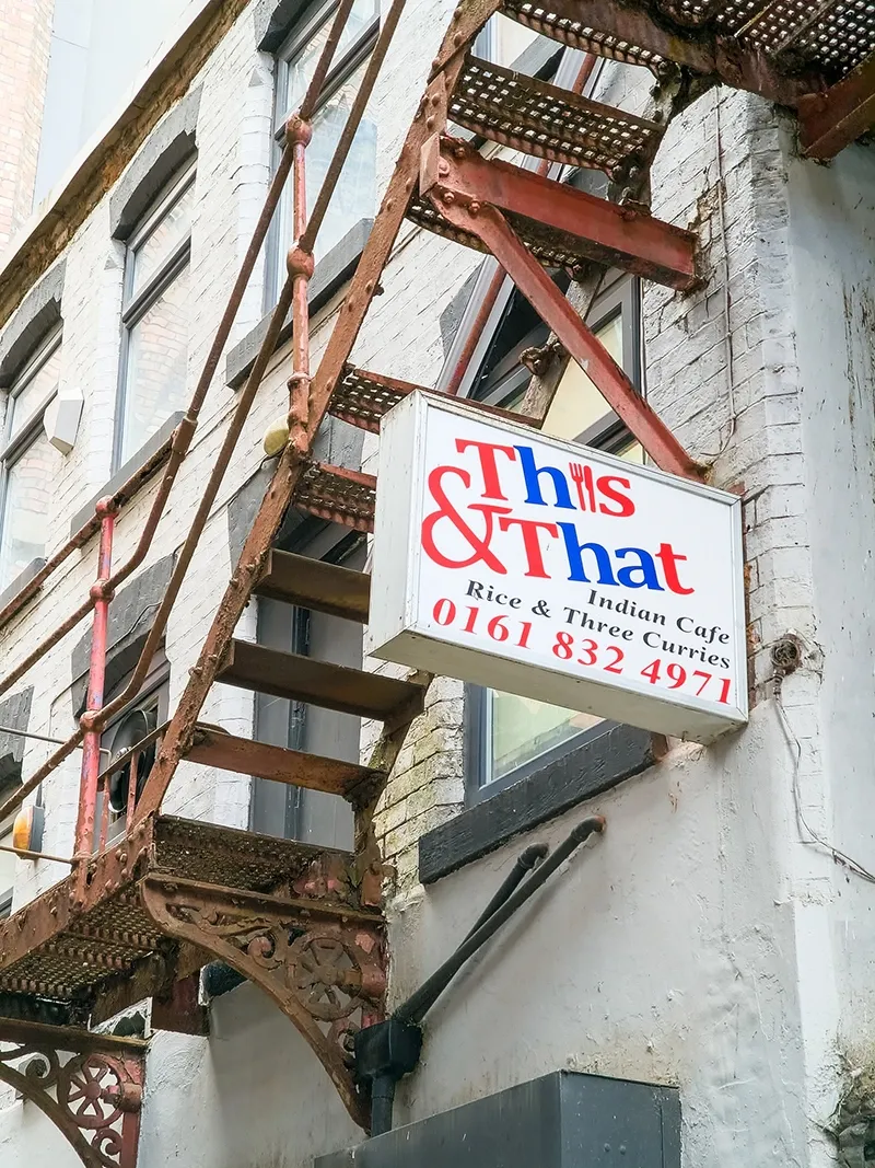 ร้านสตรีทฟู้ดในแมนเชสเตอร์