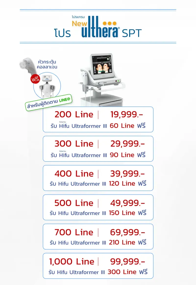 Ulthera ราคา Ulthera ราคา