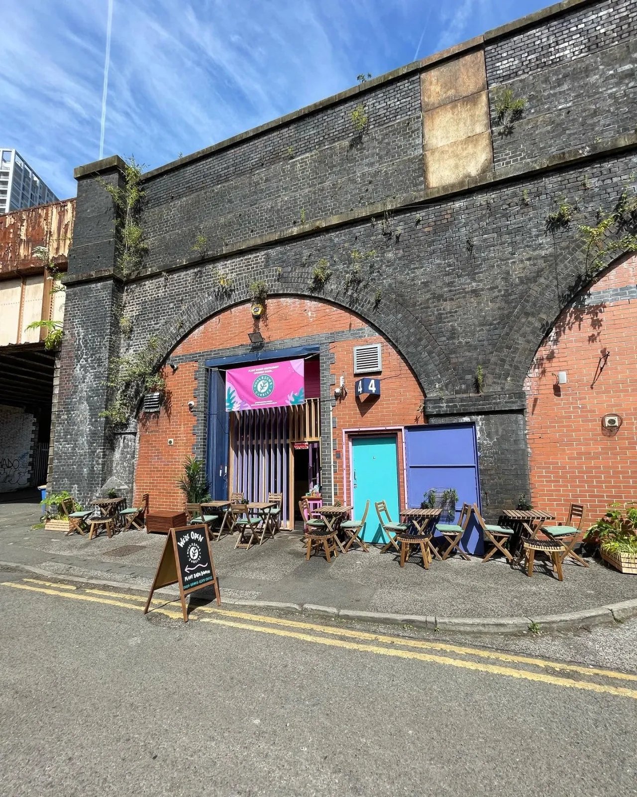 ร้านสตรีทฟู้ดในแมนเชสเตอร์