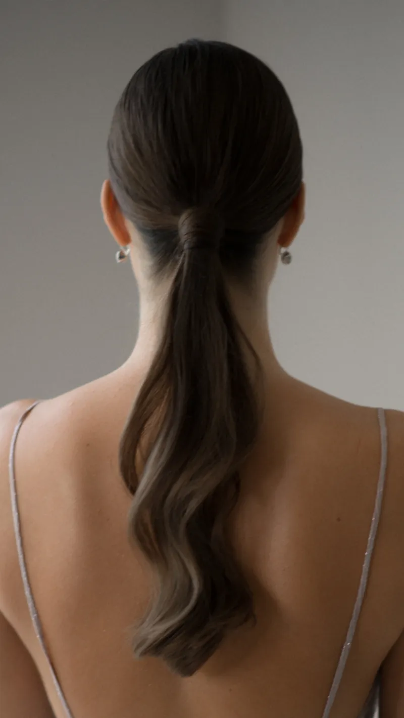 ทรงผมรับปริญญา ทรงหางม้าต่ำ