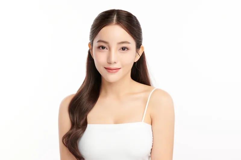 ทรงผมรับปริญญา ทรงแสกกลาง