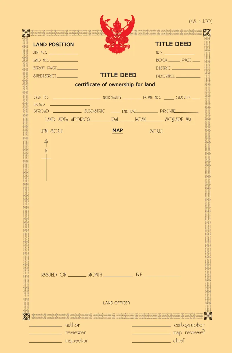 โฉนด ที่ดิน มีกี่แบบ