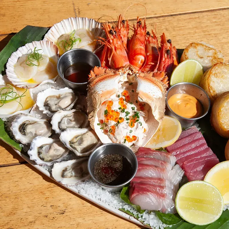 ร้านอาหารทะเลชั้นดาดฟ้าในออสเตรเลีย