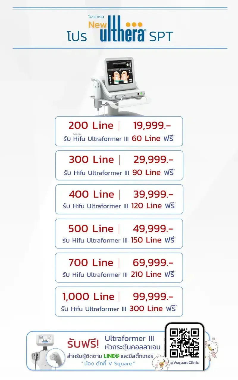 Ulthera SPT ทั่วหน้า ราคา