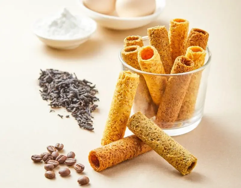 ขนม egg roll ร้าน Imperial Patisserie