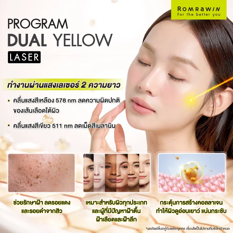 รวมโปรแกรมรักษาฝ้าของรมย์รวินท์