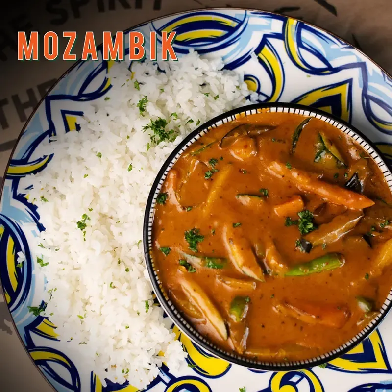 Mozambik Wilderness ร้านอาหารท้องถิ่นในแอฟริกาใต้