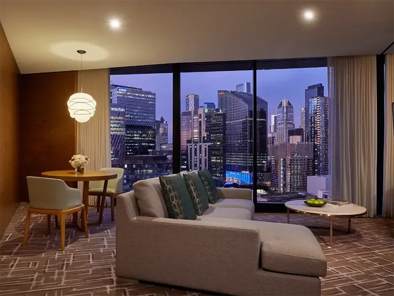 ที่พักกลางเมืองเมลเบิร์น Pan Pacific Melbourne