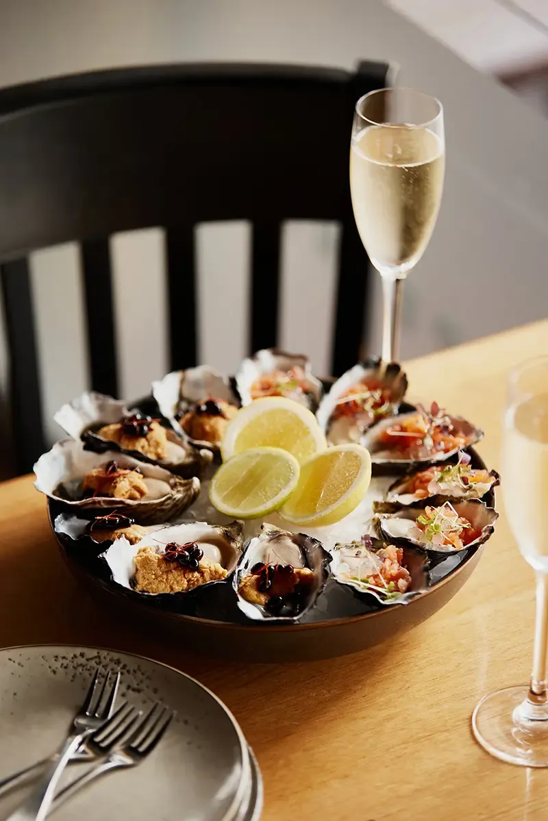 ร้านอาหารทะเลริมชายหาดในออสเตรเลีย