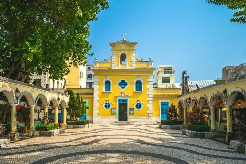 โบสถ์เซนต์ฟรานซิส โบสถ์สวยในมาเก๊า 