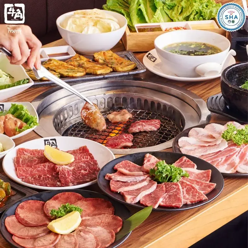 ปิ้งย่างใกล้รถไฟฟ้า MRT ร้าน Gyukaku