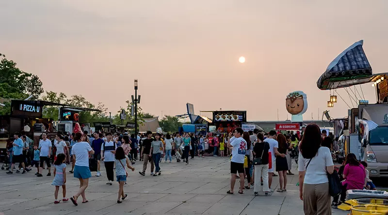 Night Market แม่น้ำฮัน กรุงโซล