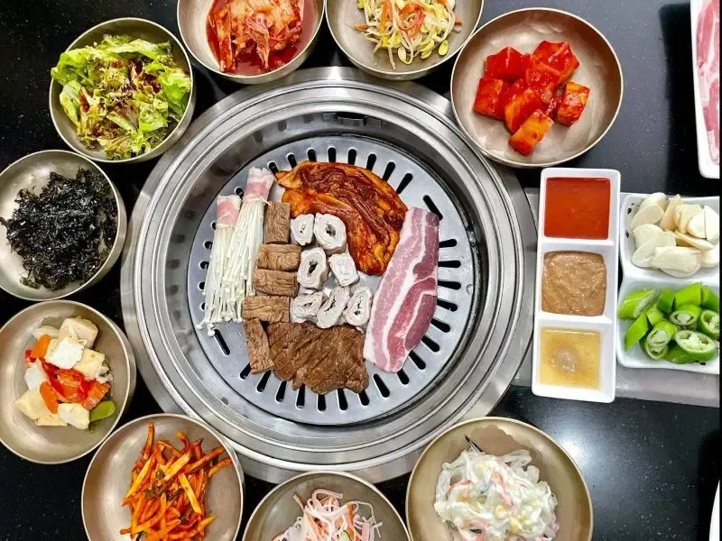 ปิ้งย่างใกล้รถไฟฟ้า MRT ร้าน Jinseng Korean Restaurant