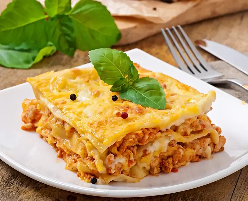 อาหารอิตาเลียน Lasagna