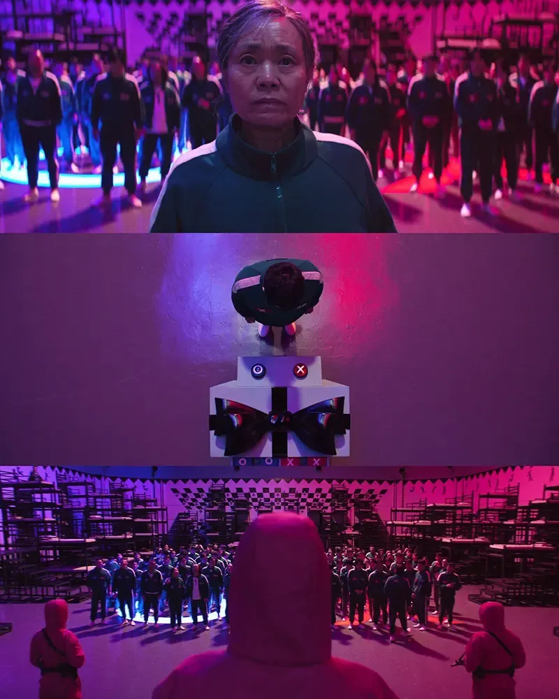 เรื่องราวในซีรีส์ Squid Game  ผู้เล่นร่วมกันโหวตจะเล่นเกมต่อเพราะต้องการเงินรางวัล